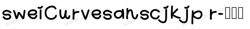 sweiCurvesanscjkjp r字体转换